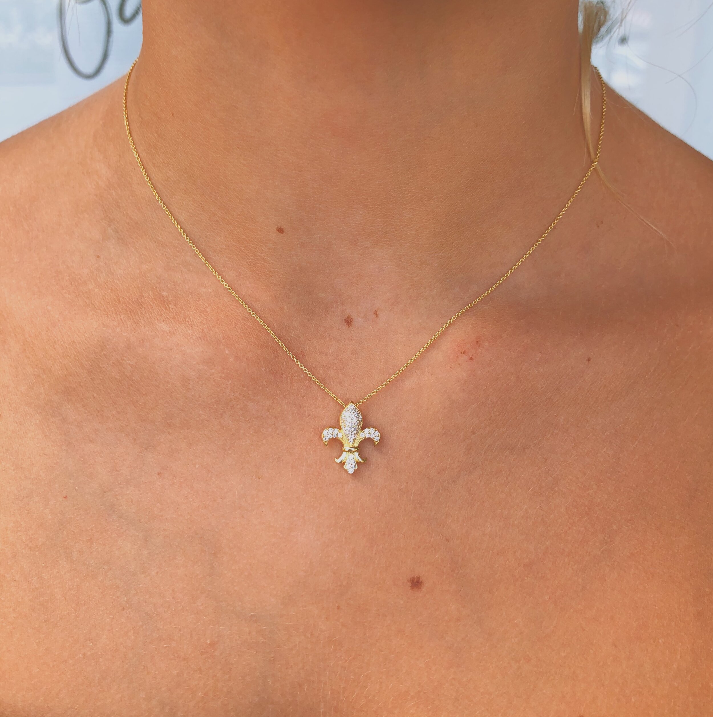 Fleur De Lis Necklace — Zachary's Jewelers