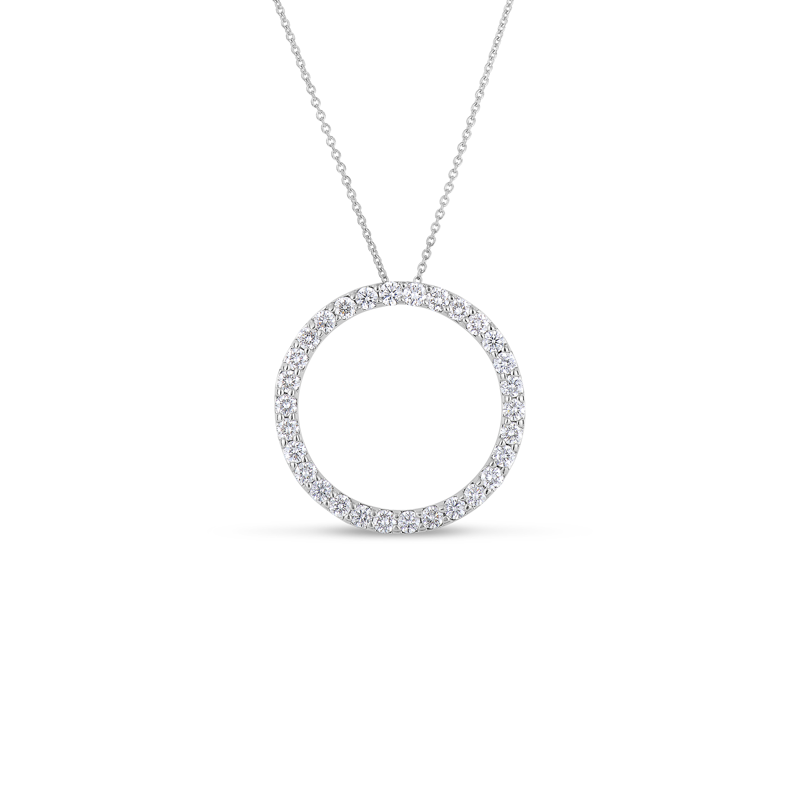 Diamond Circle Necklace — Zachary's 
