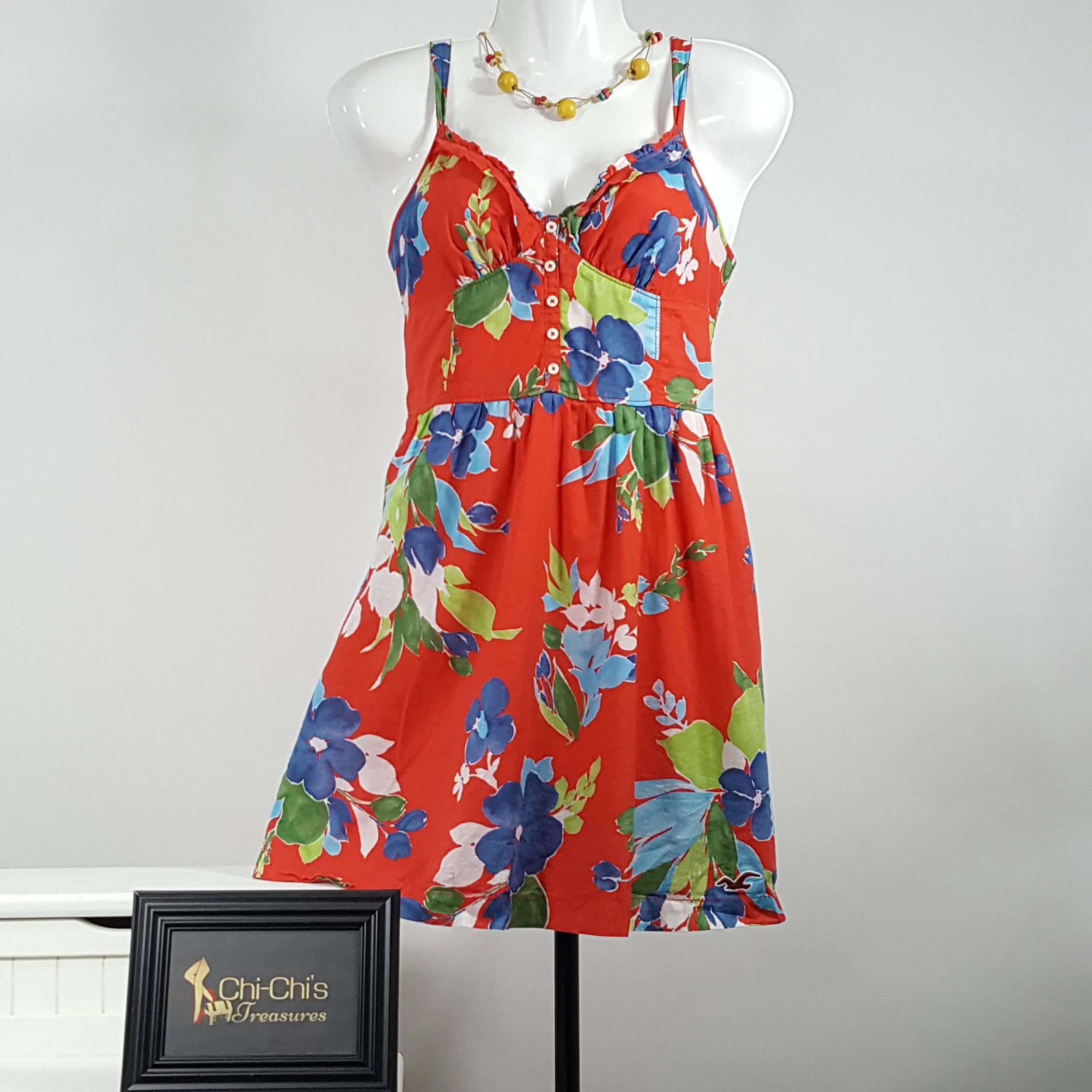 red dress hollister