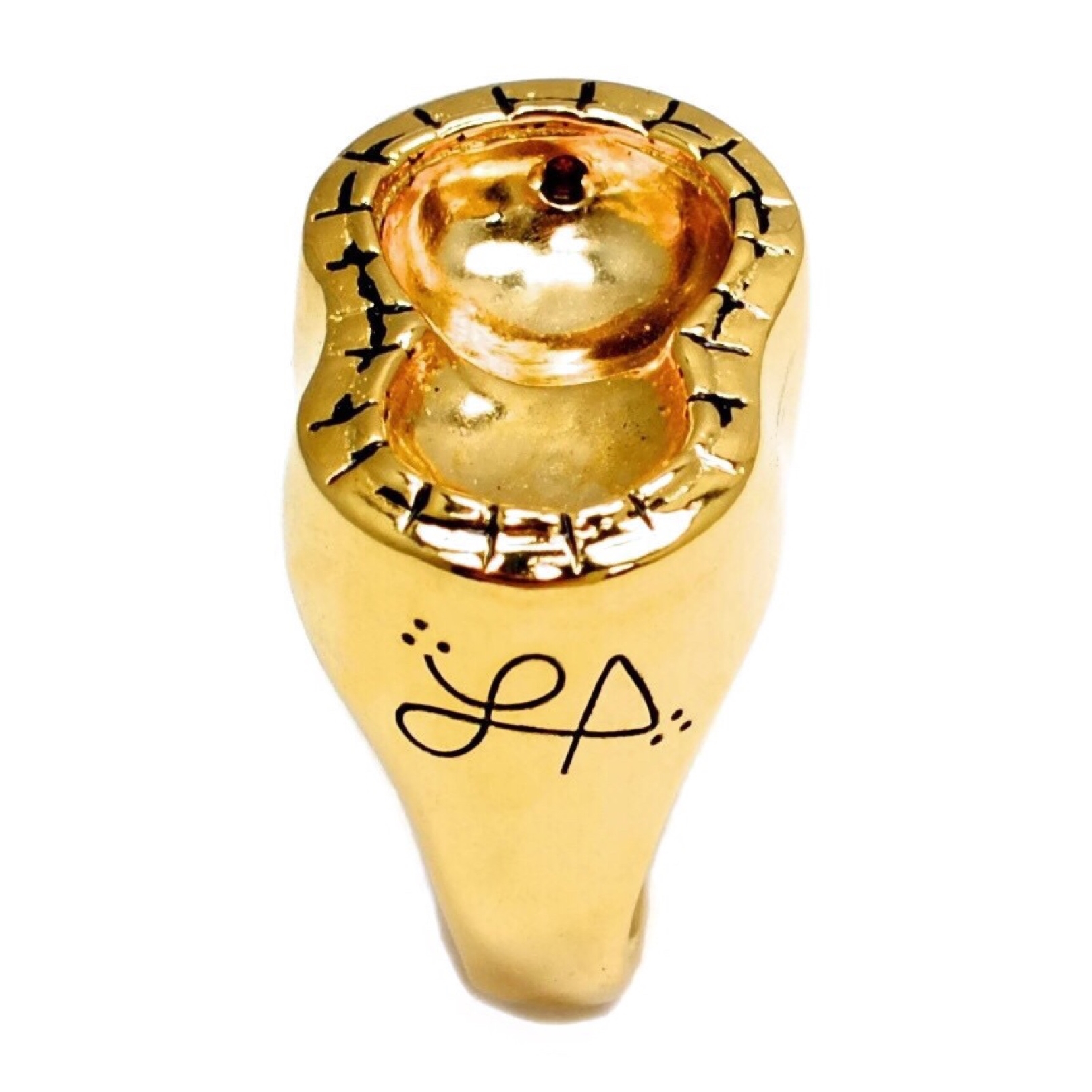 gold plated brass