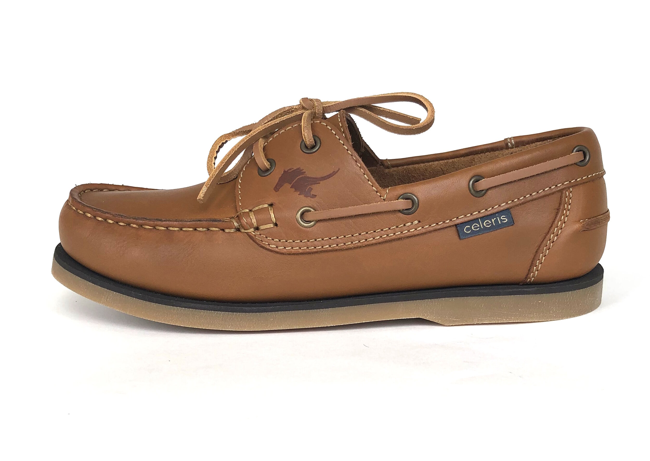 Mens Chatham Commodore Leather Boat Shoes Walnut UK Sizes