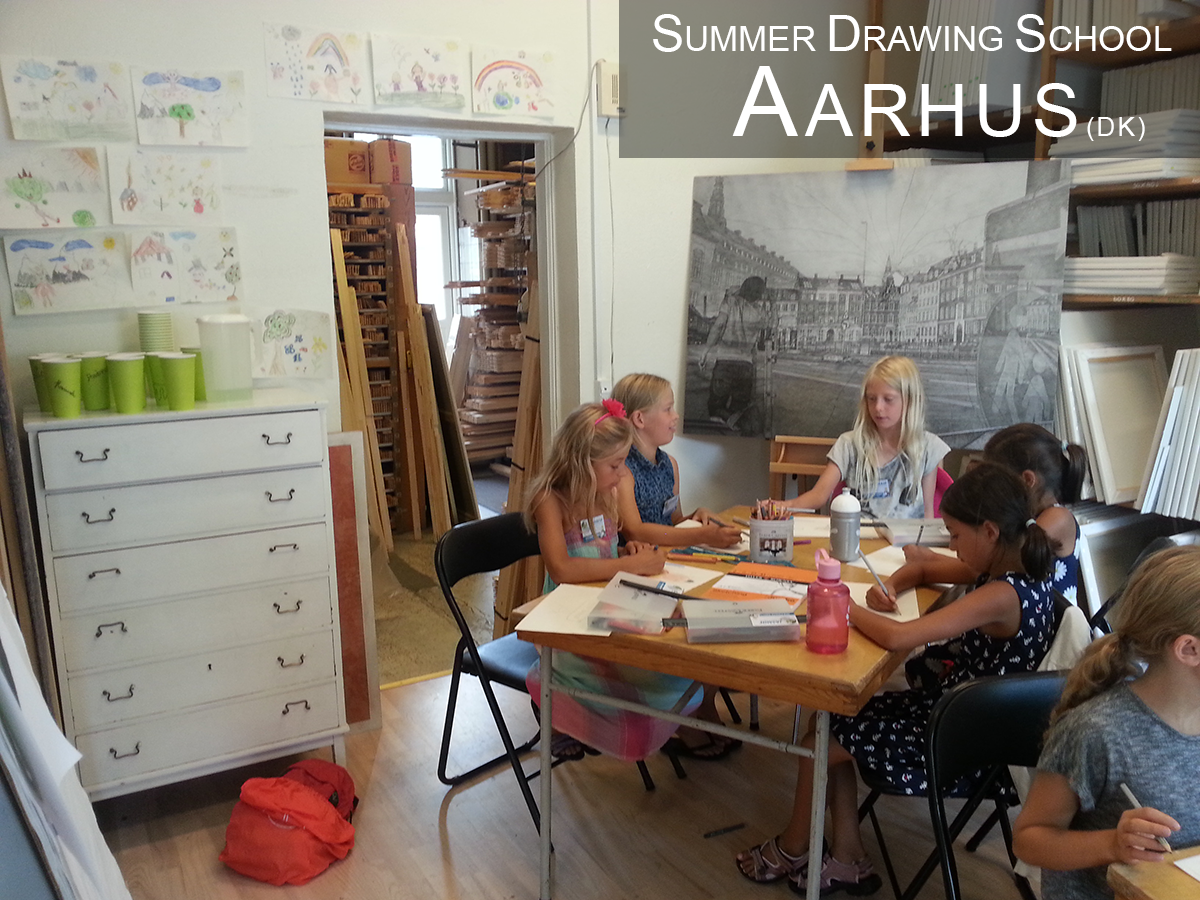 Summer Drawing School Aarhus Dk 8 11 Years Old