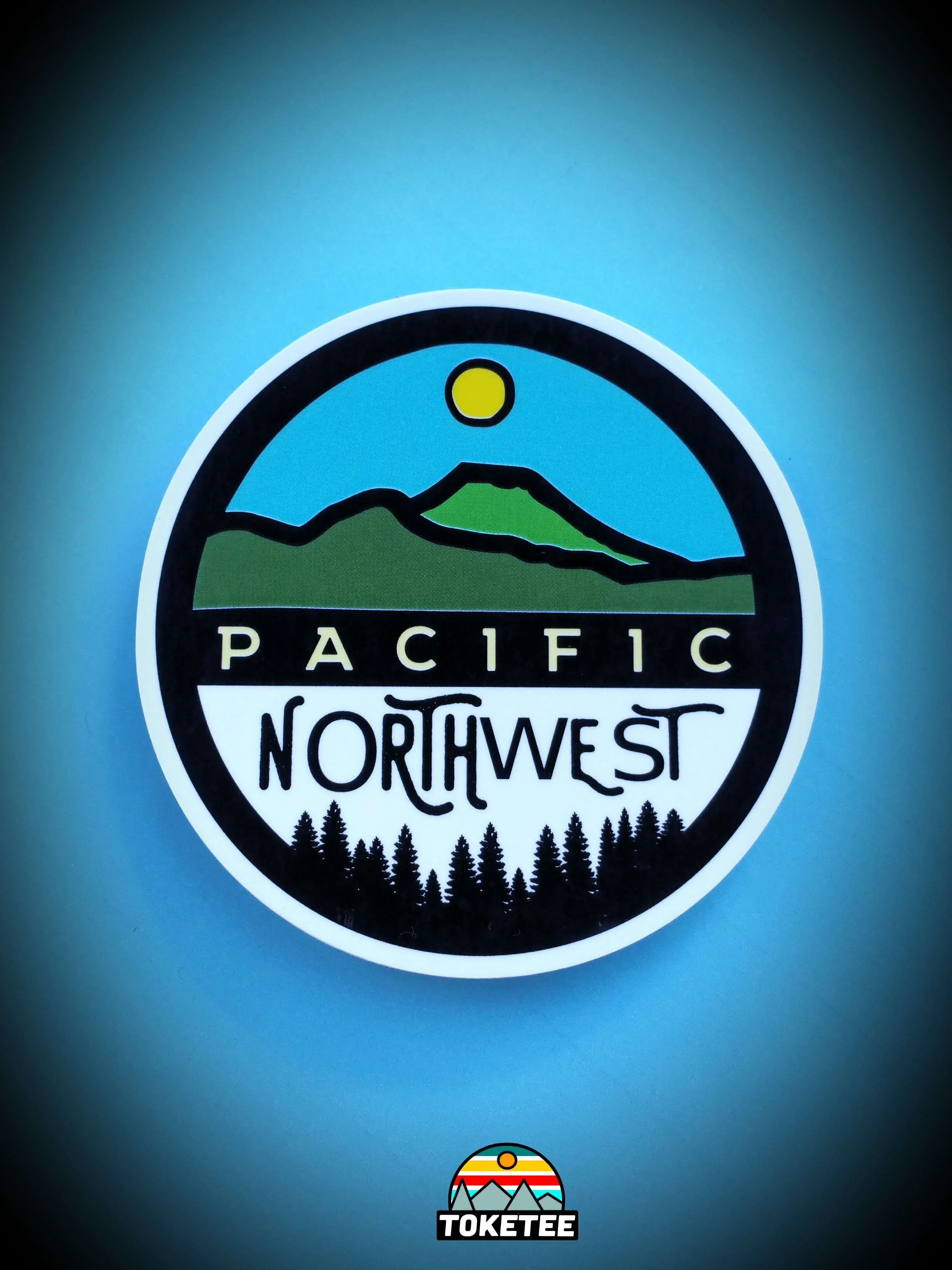 Pacific Northwest Sticker Spring Style Free Shipping Oregon Stickers Patches Hats Pins Beanies Magnets And Putty