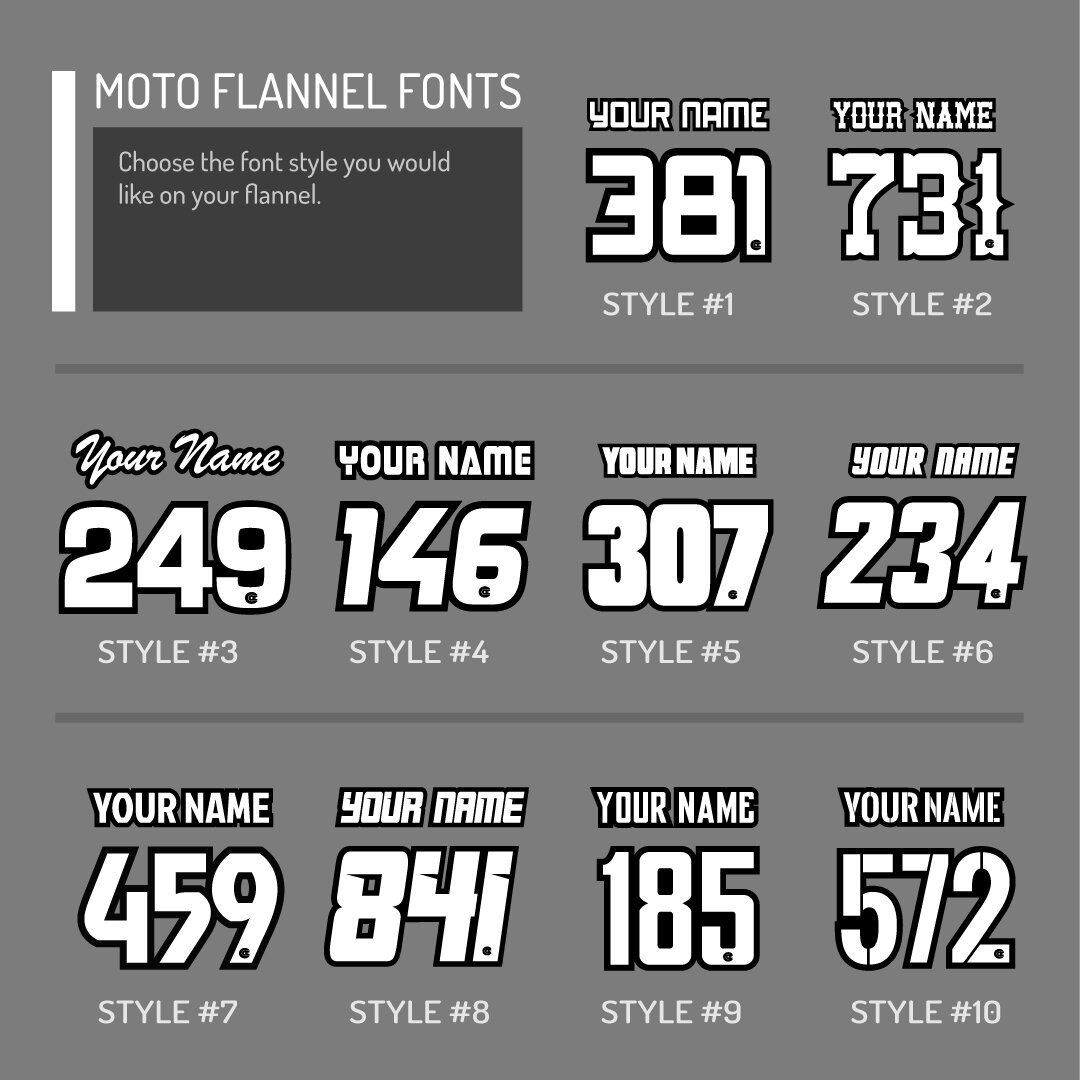 mx jersey fonts