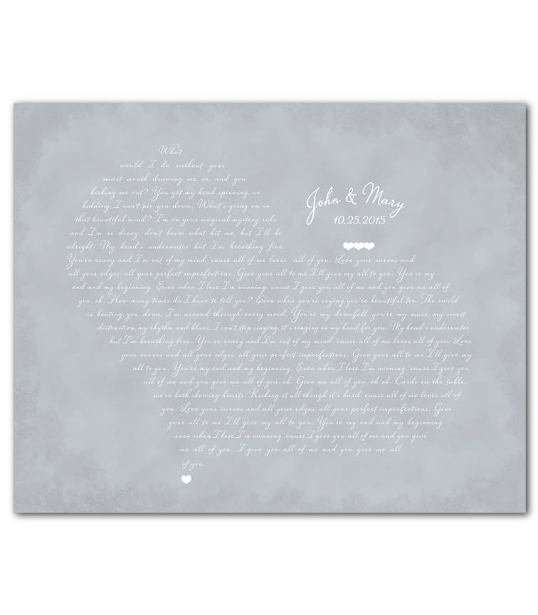 PERSONALISED 25th Wedding Anniversary Print Years Gift Present Picture Wall Art