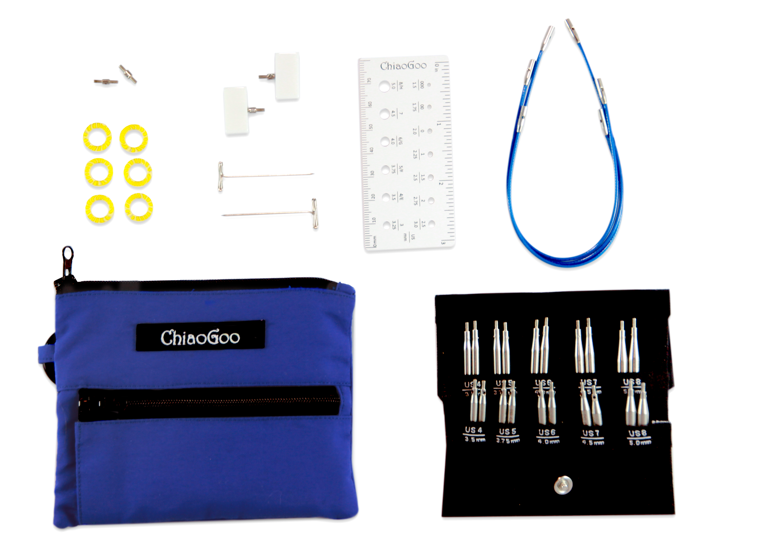 Chiaogoo Twist Mini Interchangeable Needle Set – Hedgehog Fibres