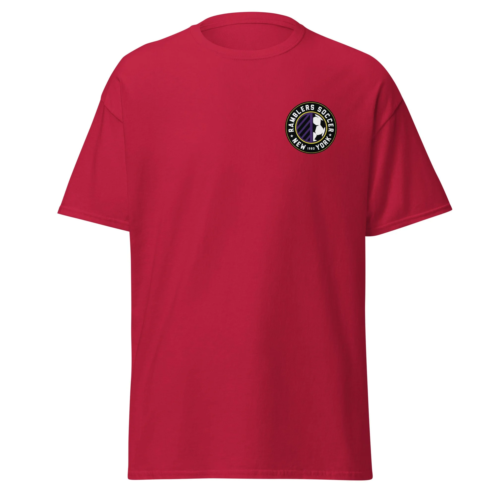 【AMBLER】 IAM Embroidered Short-Sleeved T-Shirt AS1222 Designer fashion, Seoul-fully created | W Concept