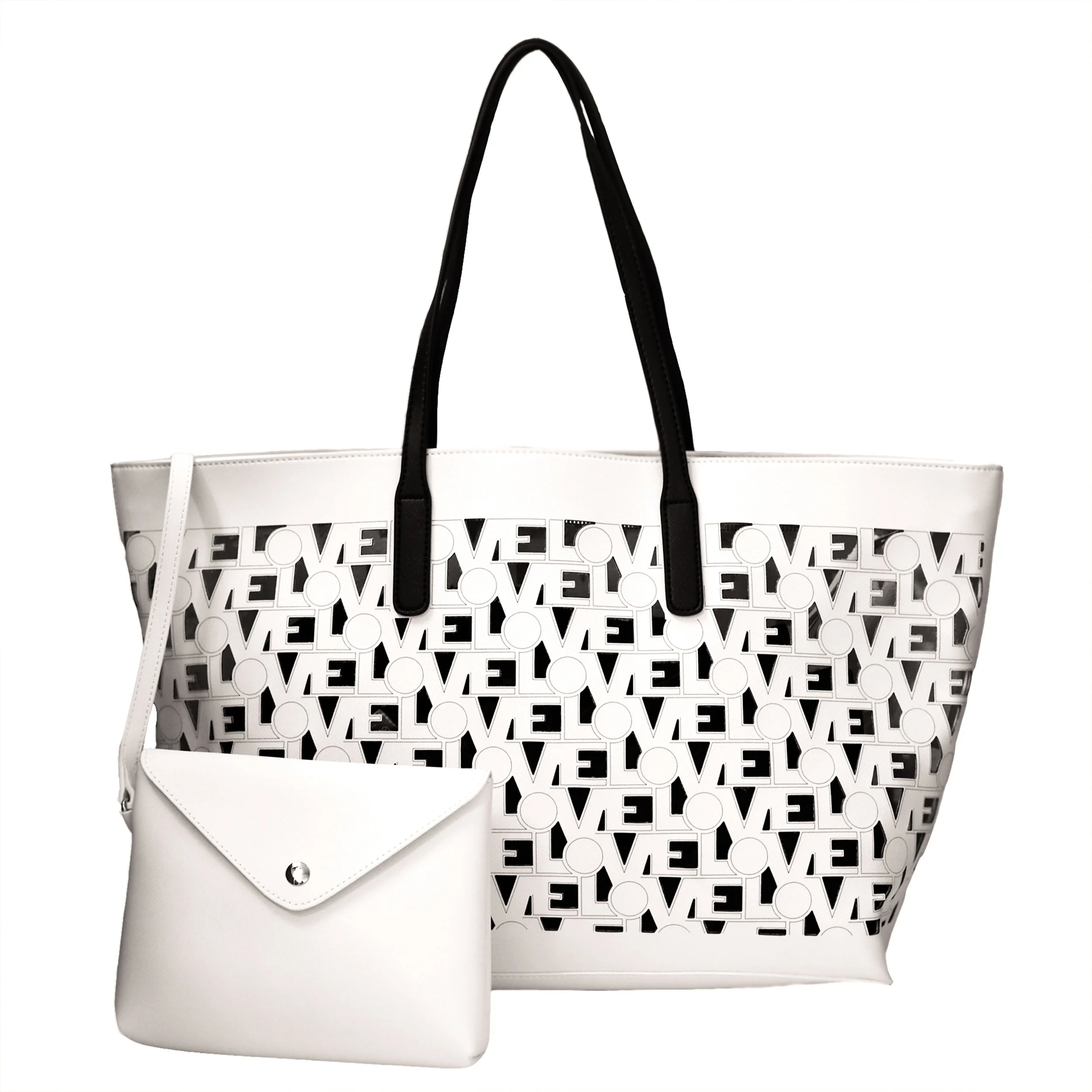 designer white tote bags