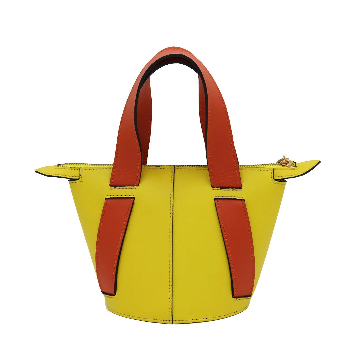 yellow bucket bag
