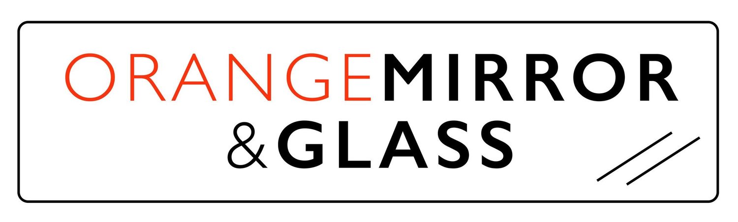 Orange Mirror and Glass
