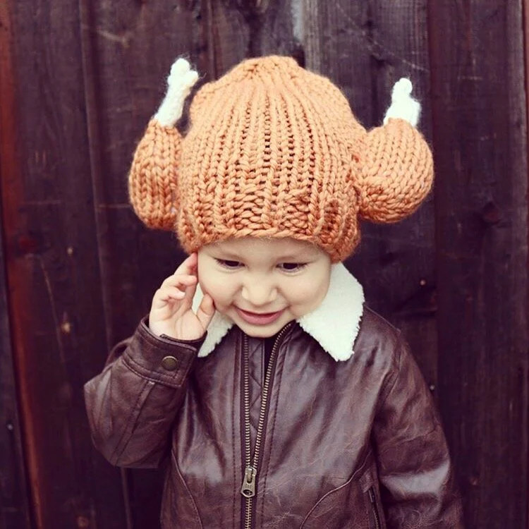 knit turkey hat
