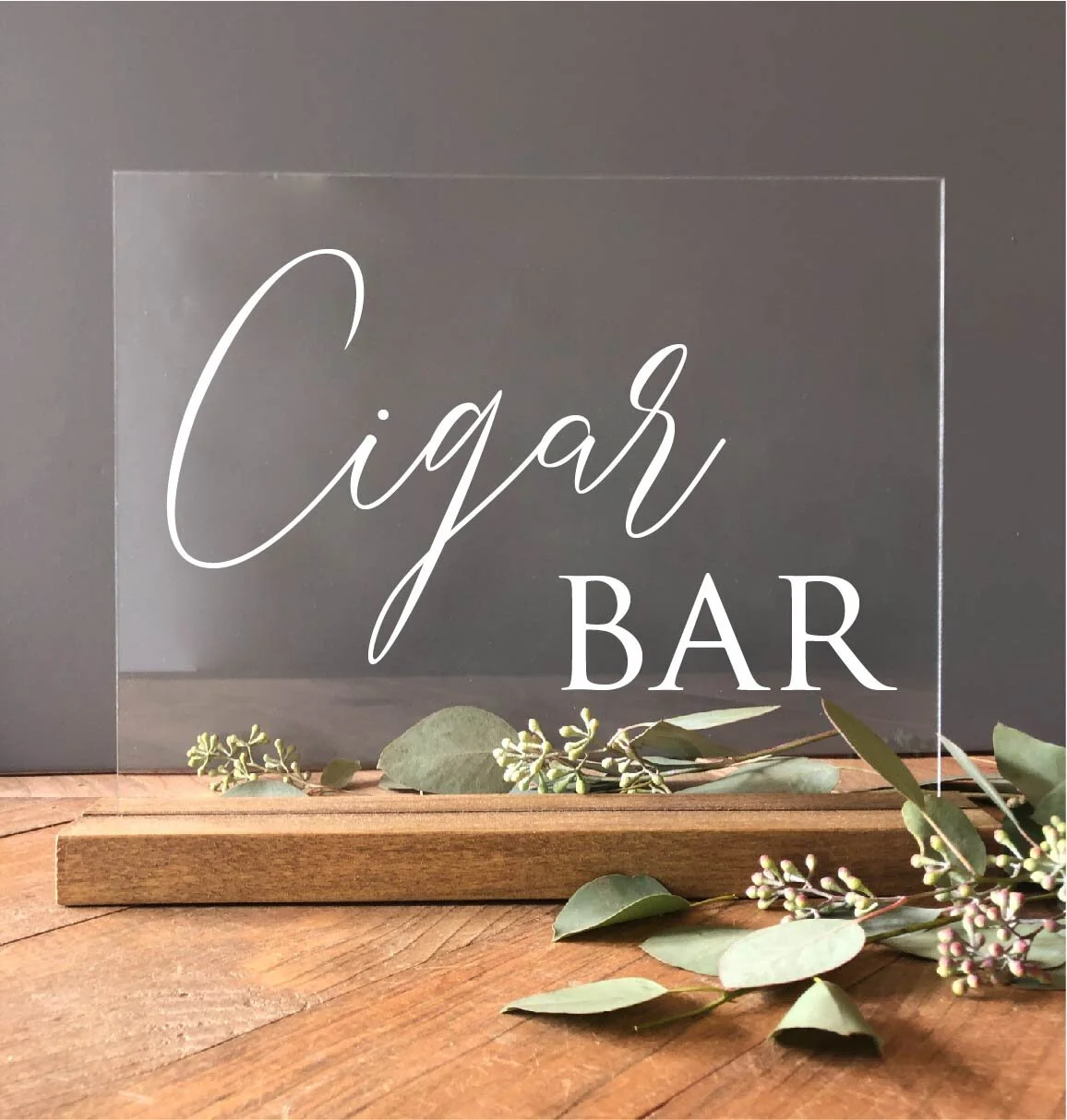 wedding sign please take one sign favor sign cigar bar sign cigar sign reception sign style01 SKU: LNWS24