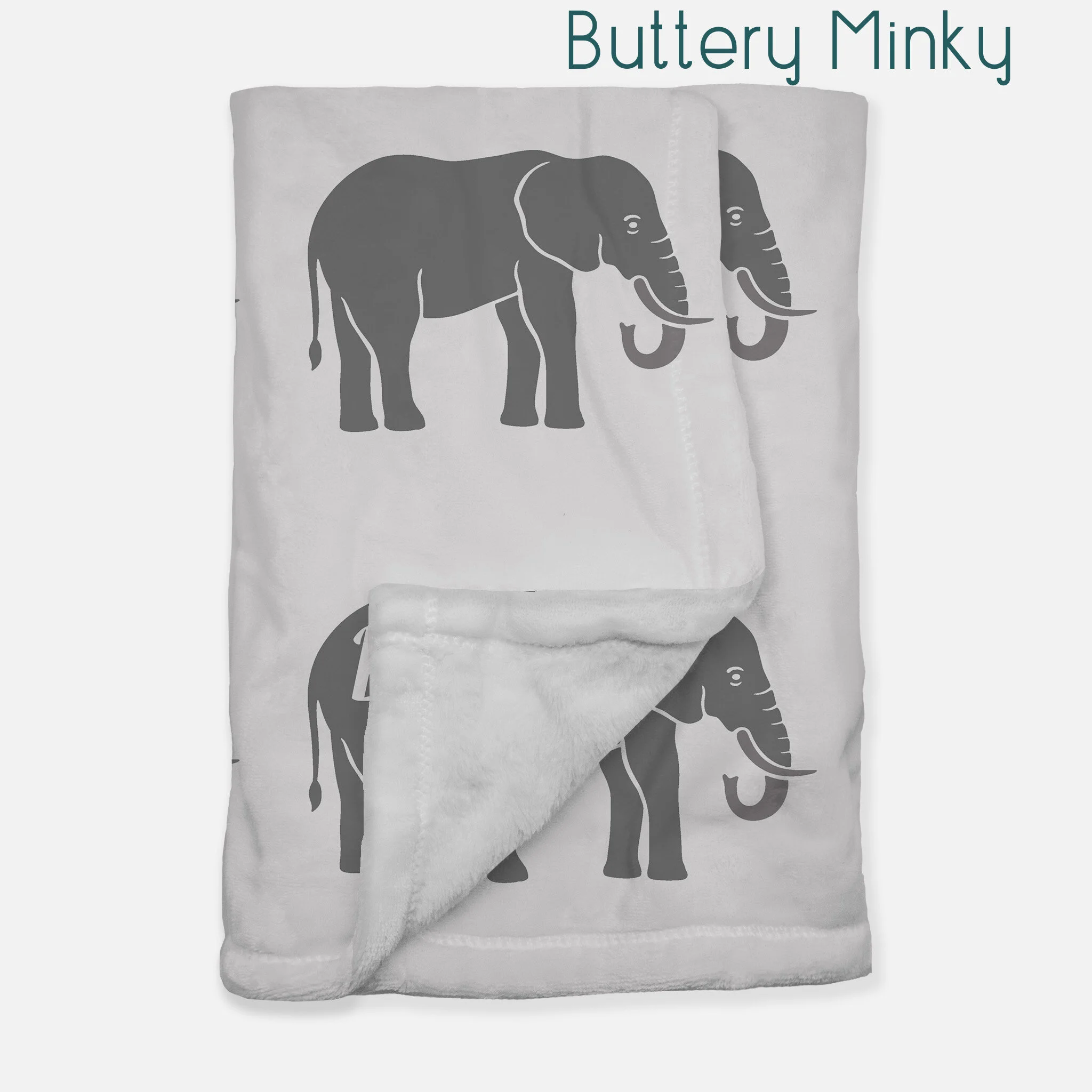elephant minky blanket