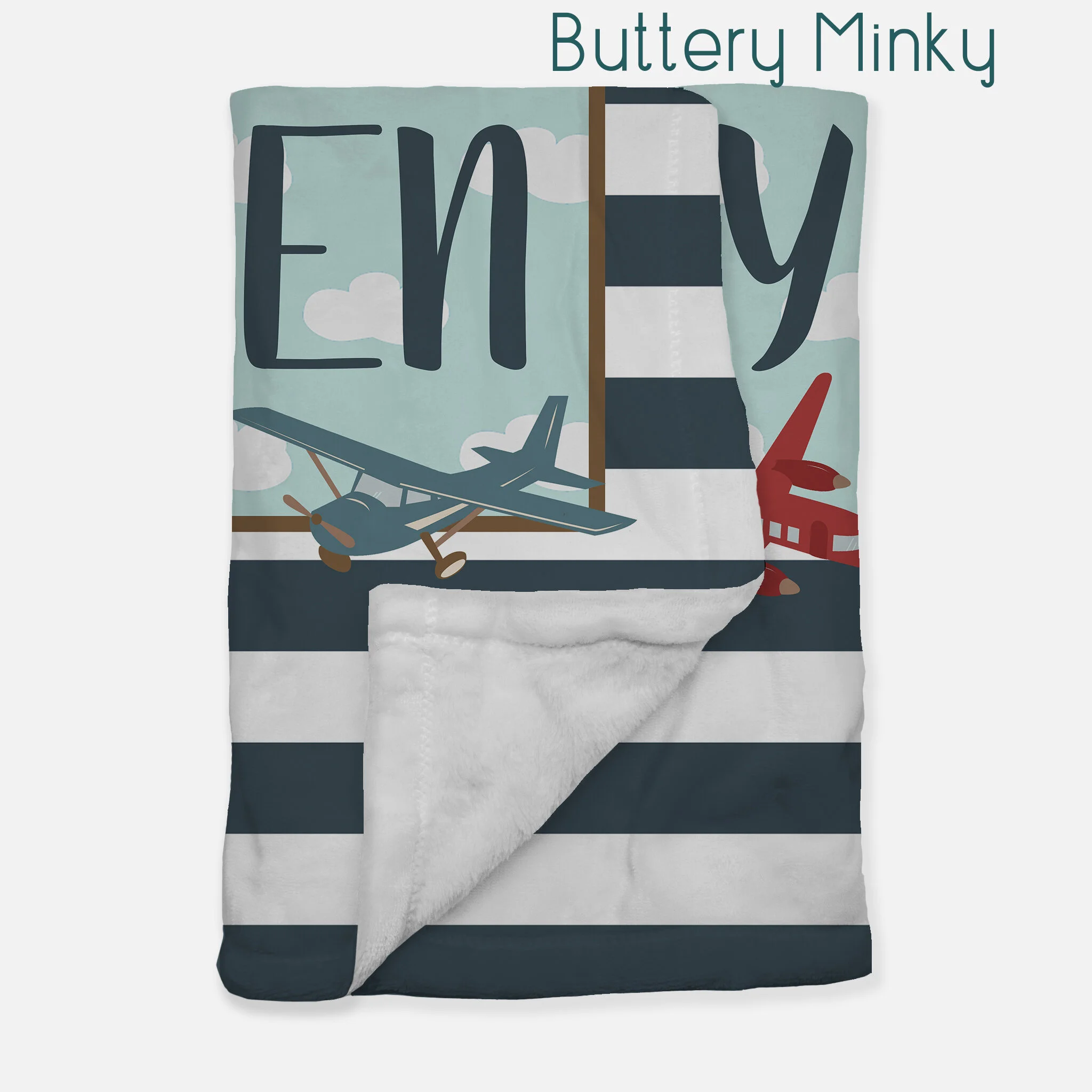 airplane baby blanket