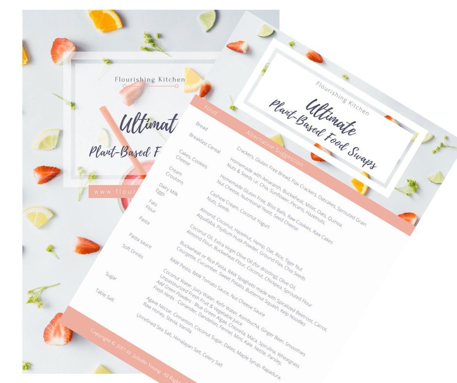 终极素食食物互换备忘单#veganfoodswapscheatsheet #flourishingkitchen #rawfoodbeginers