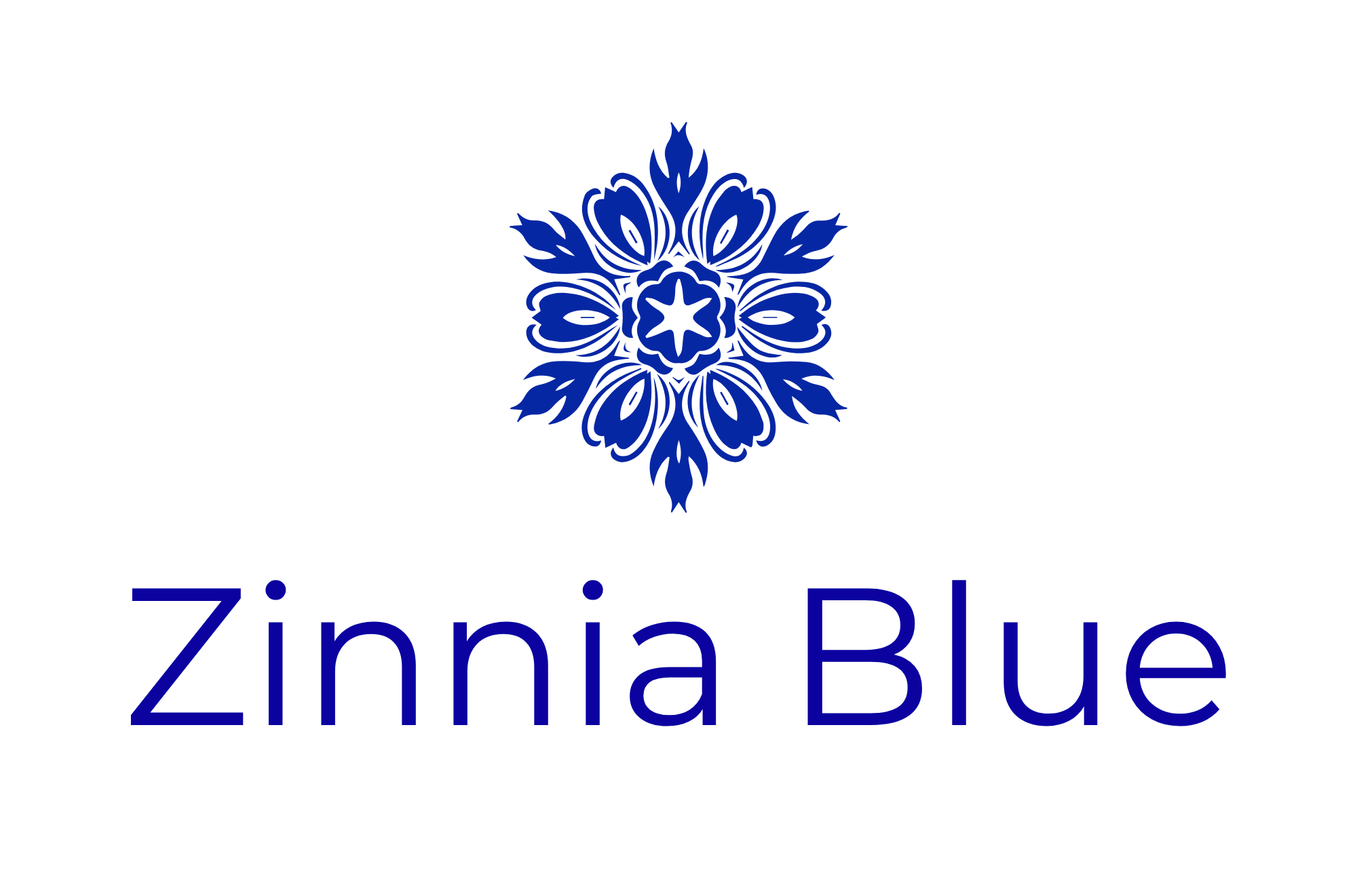 Zinnia Blue Presents