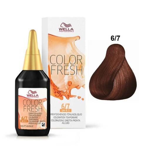 Wella Color Fresh 6/7 Dark Blonde/Brunette Brown — ASHES & STEEL STUDIO