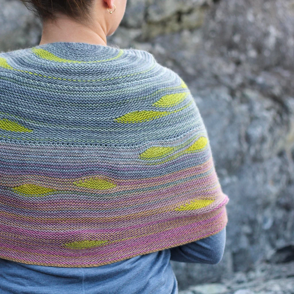 Goldstream Half Pi Shawl Knitting Pattern Andrea Rangel