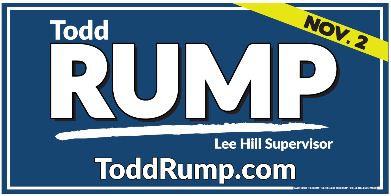 Todd A. Rump for Lee Hill Supervisor