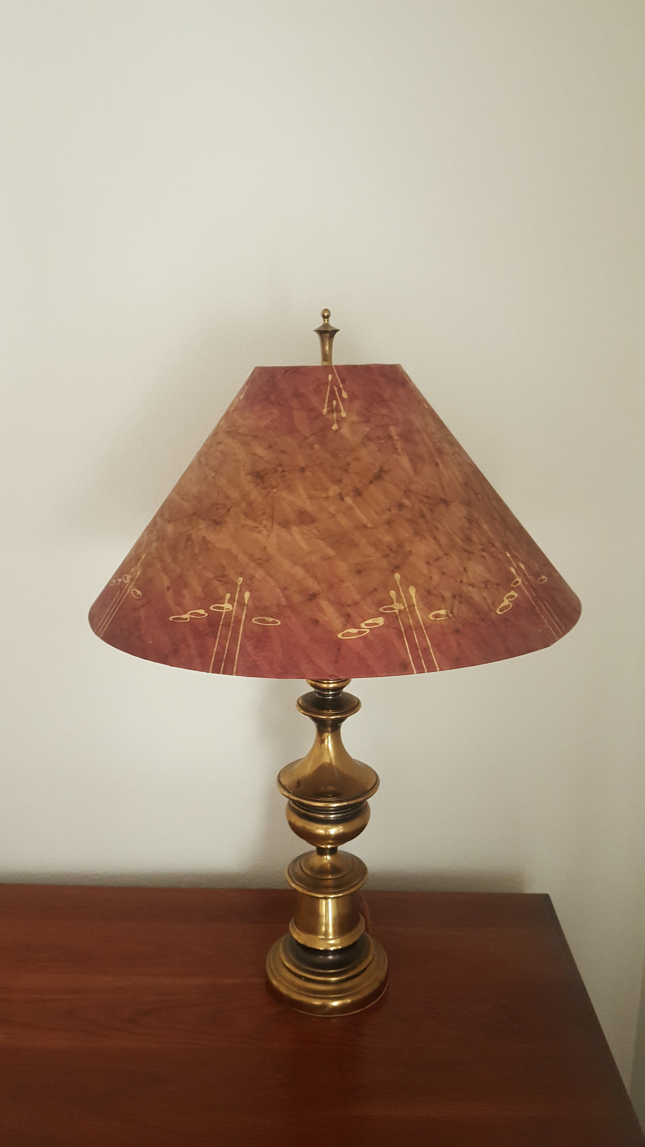 Vintage Stiffel Table Lamp With Shade 520 Estate Things