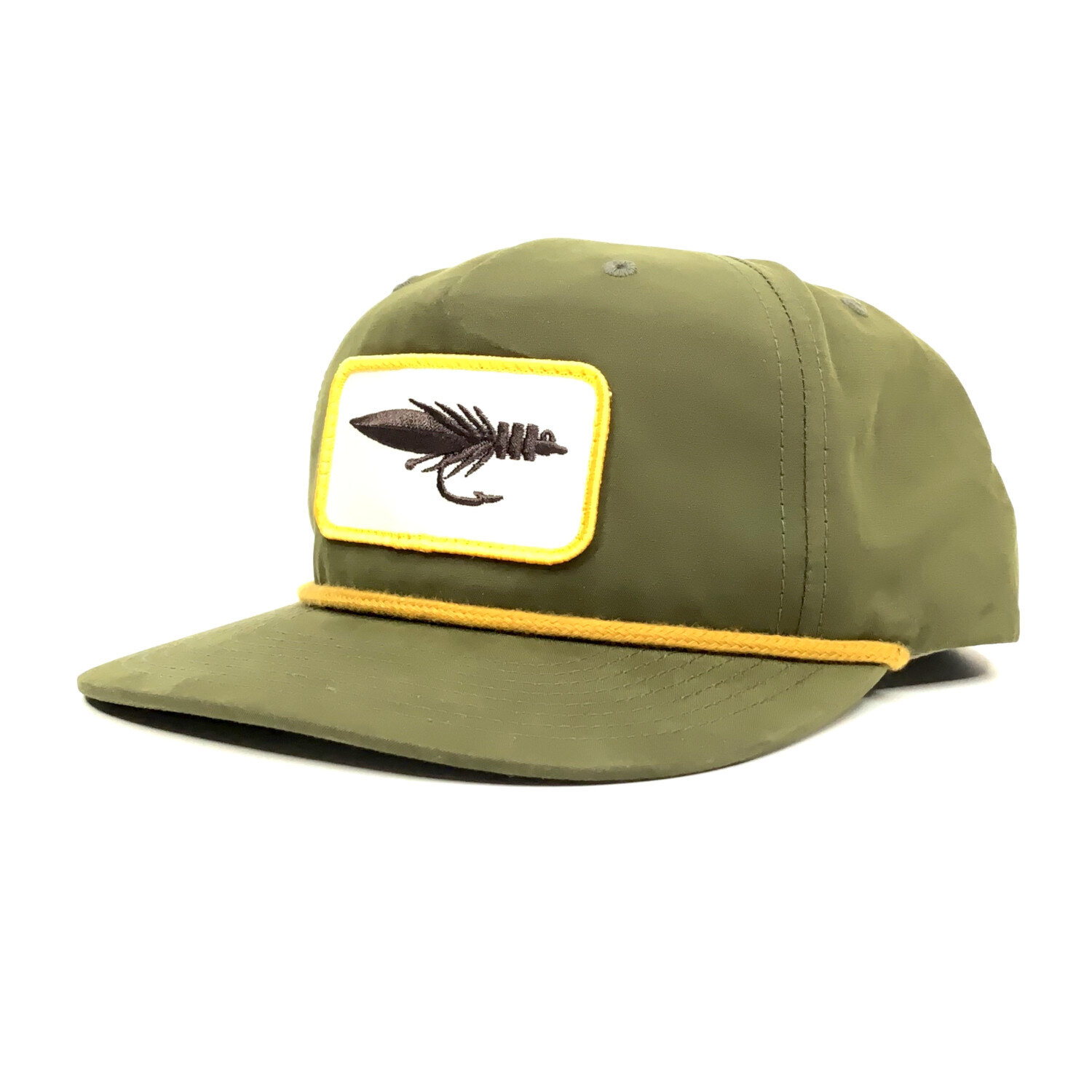 Sight Cast Fishing Company — On The Fly Hat - [Olive/Yellow]