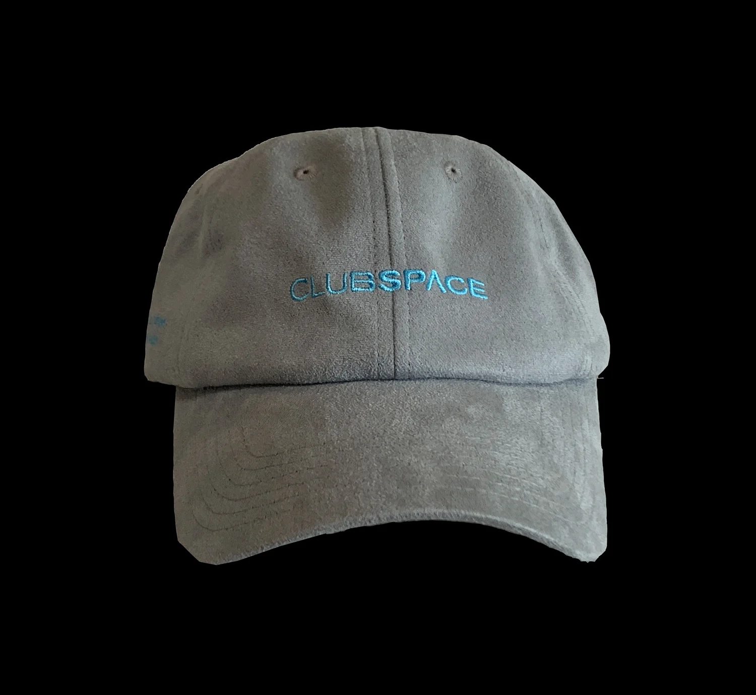 gray suede hat