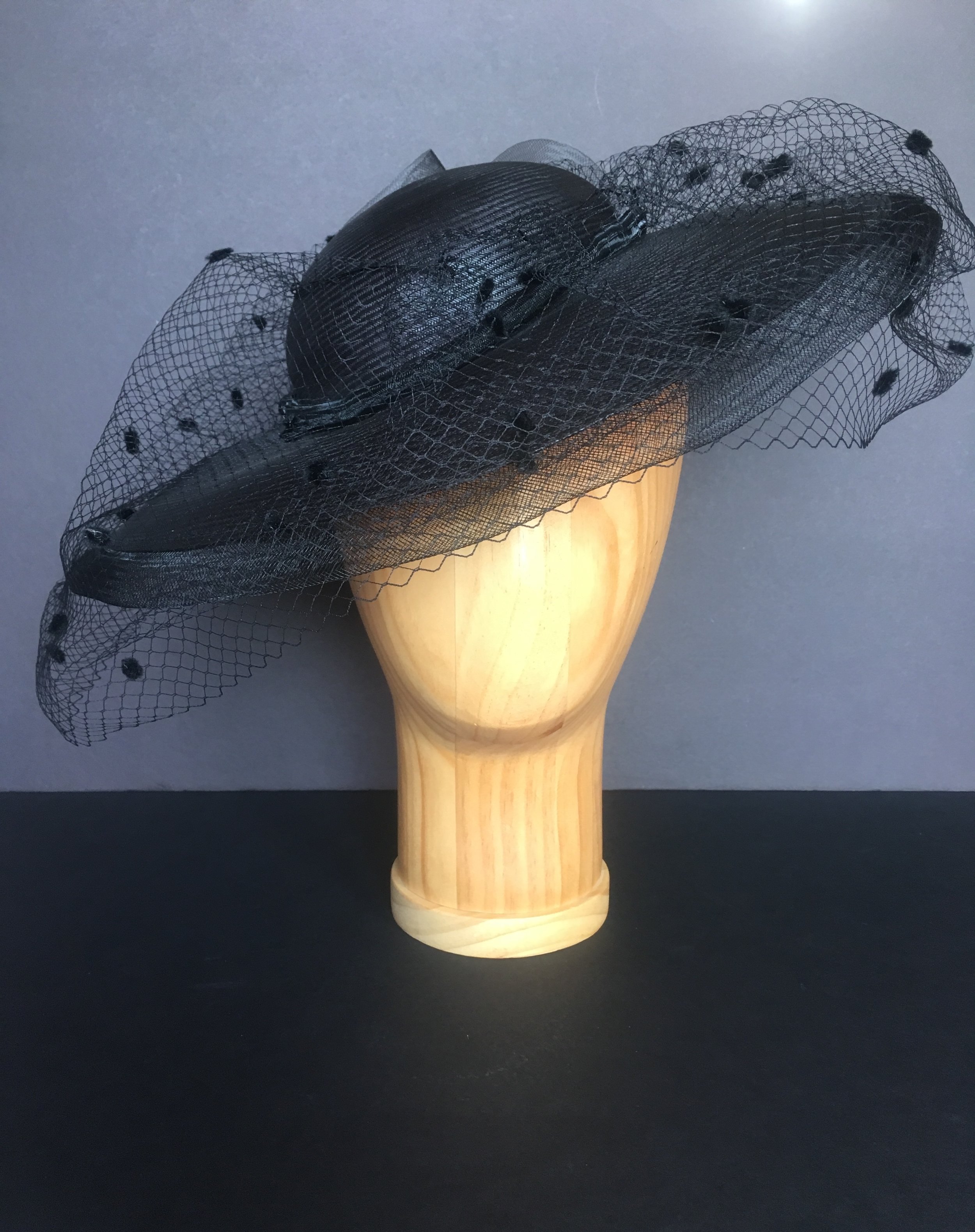 black wedding hat sale