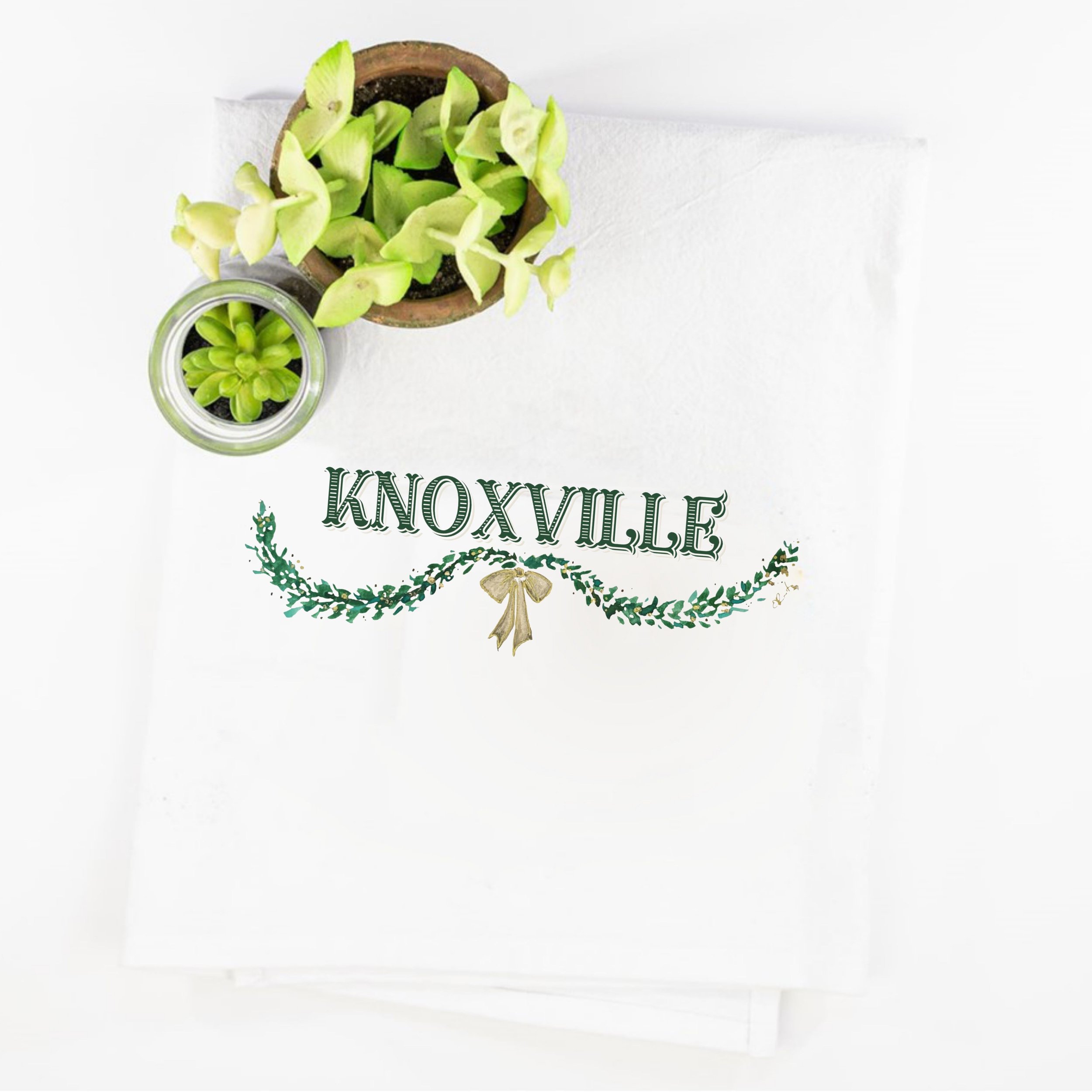 Knoxville Garland Tea Towel - Nashville, Knoxville, Memphis, Birmingham,  Louisville, Brentwood, Franklin, Collierville — Erika Roberts Studio