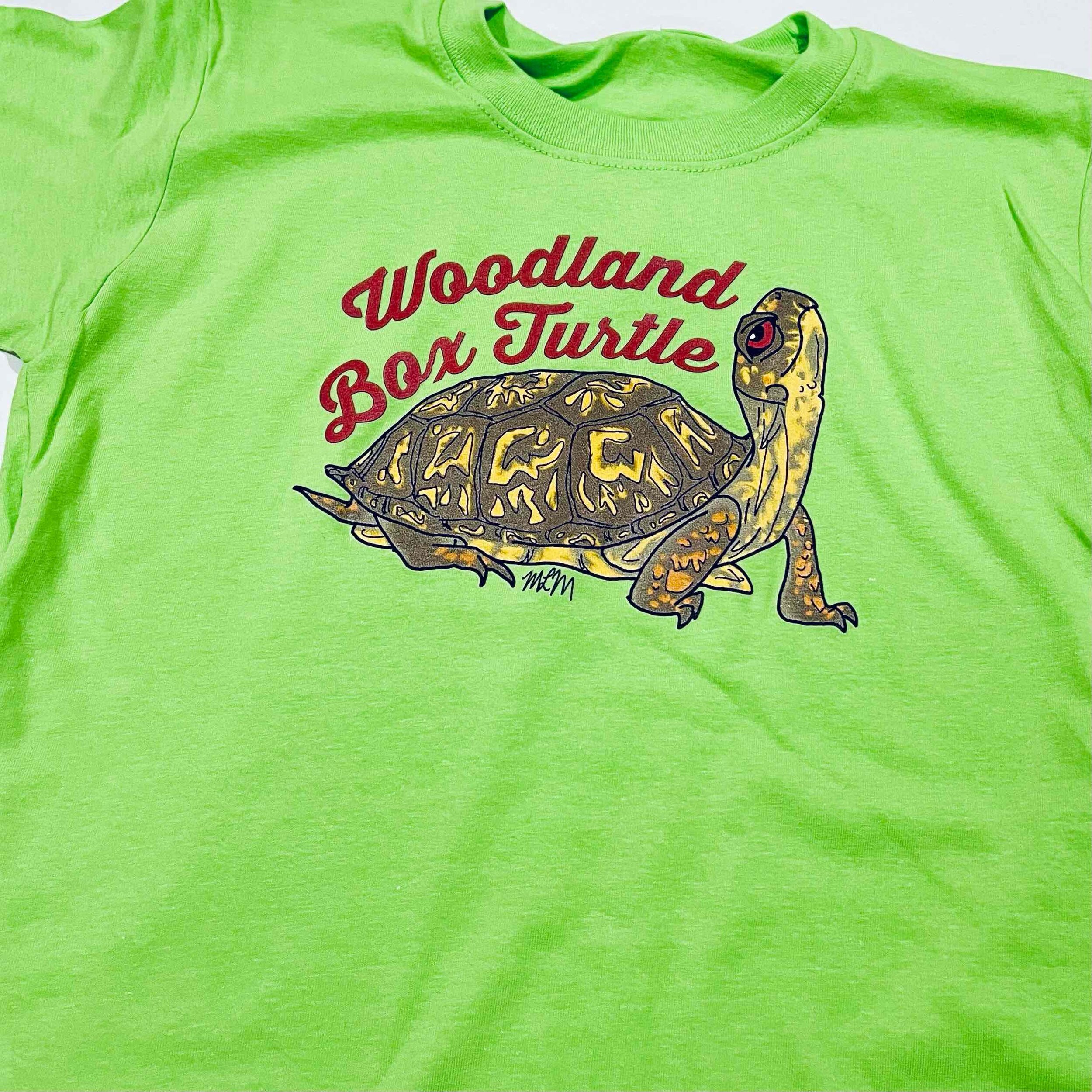 Youth-Woodland Box Turtle T-Shirt — Blue Ridge Wildlife Center