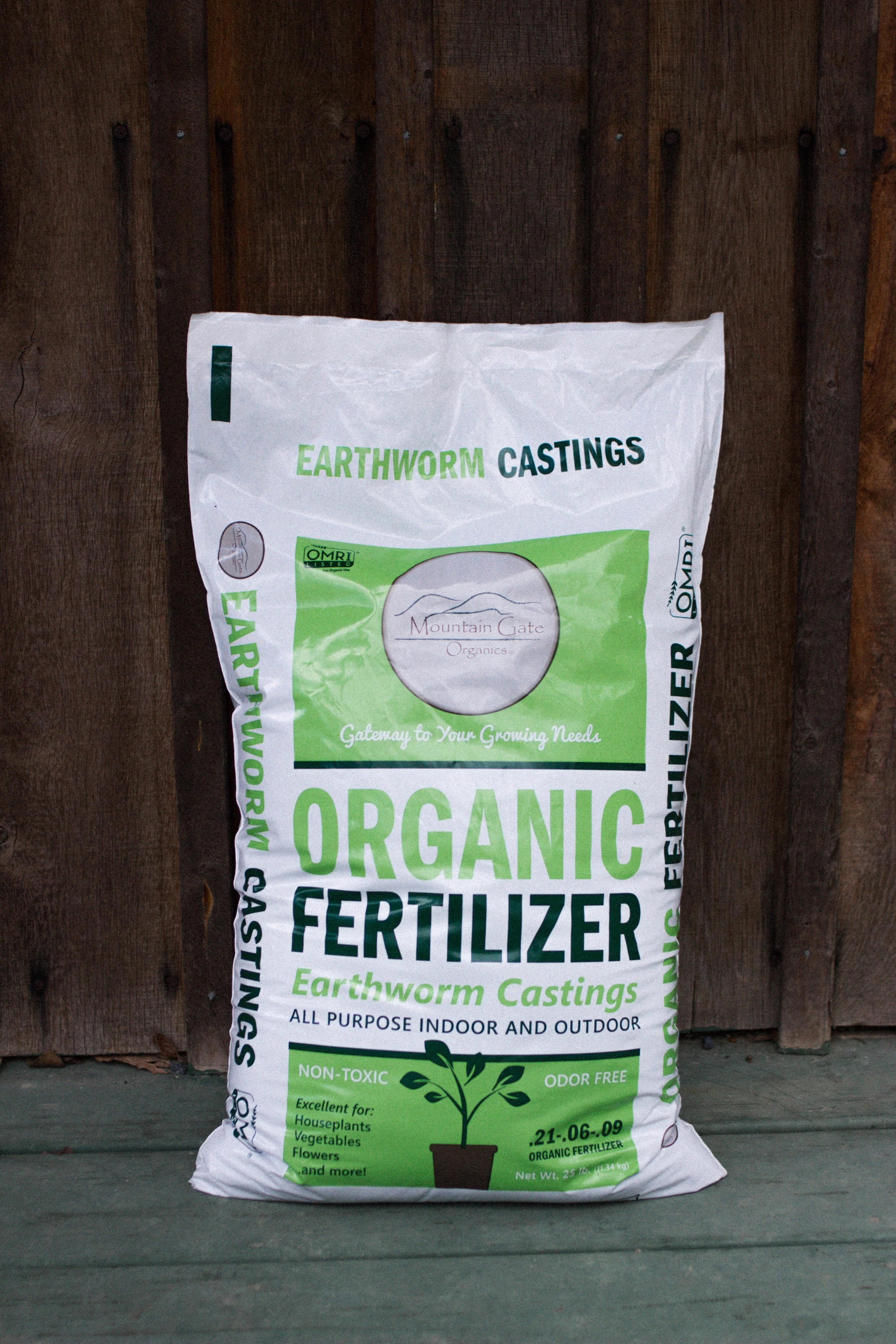 25lb Bag Organic Fertilizer Mountain Gate Organics