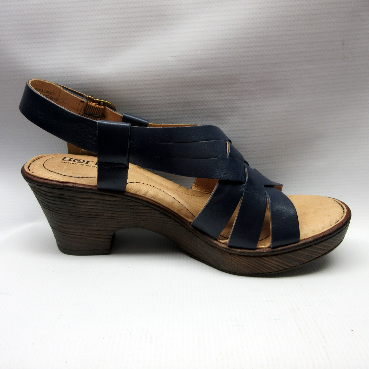 born navy sandals