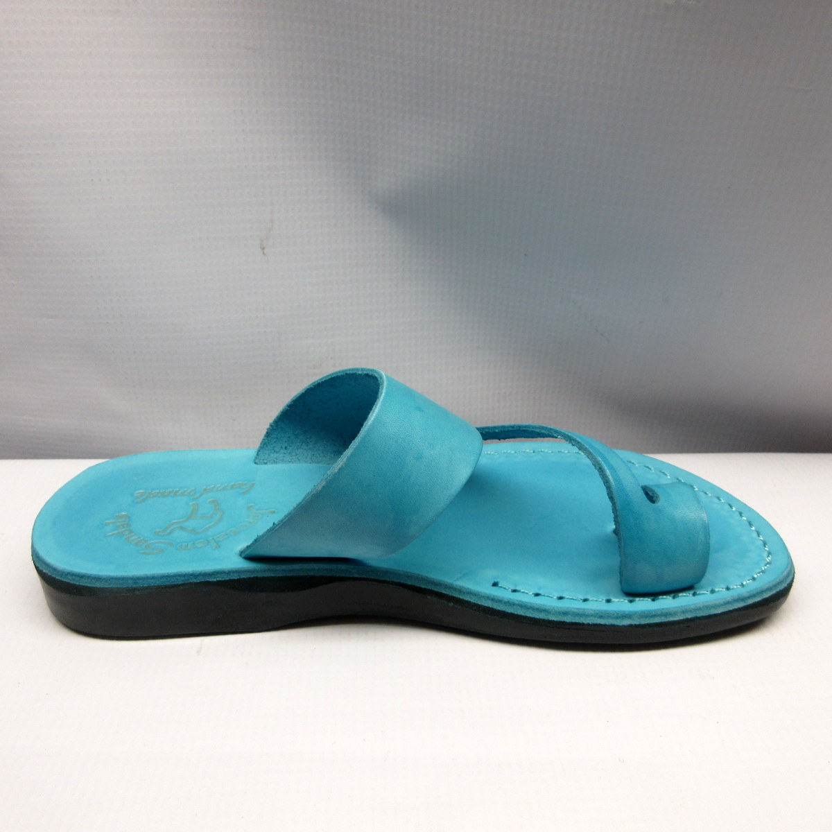 sky blue flip flops