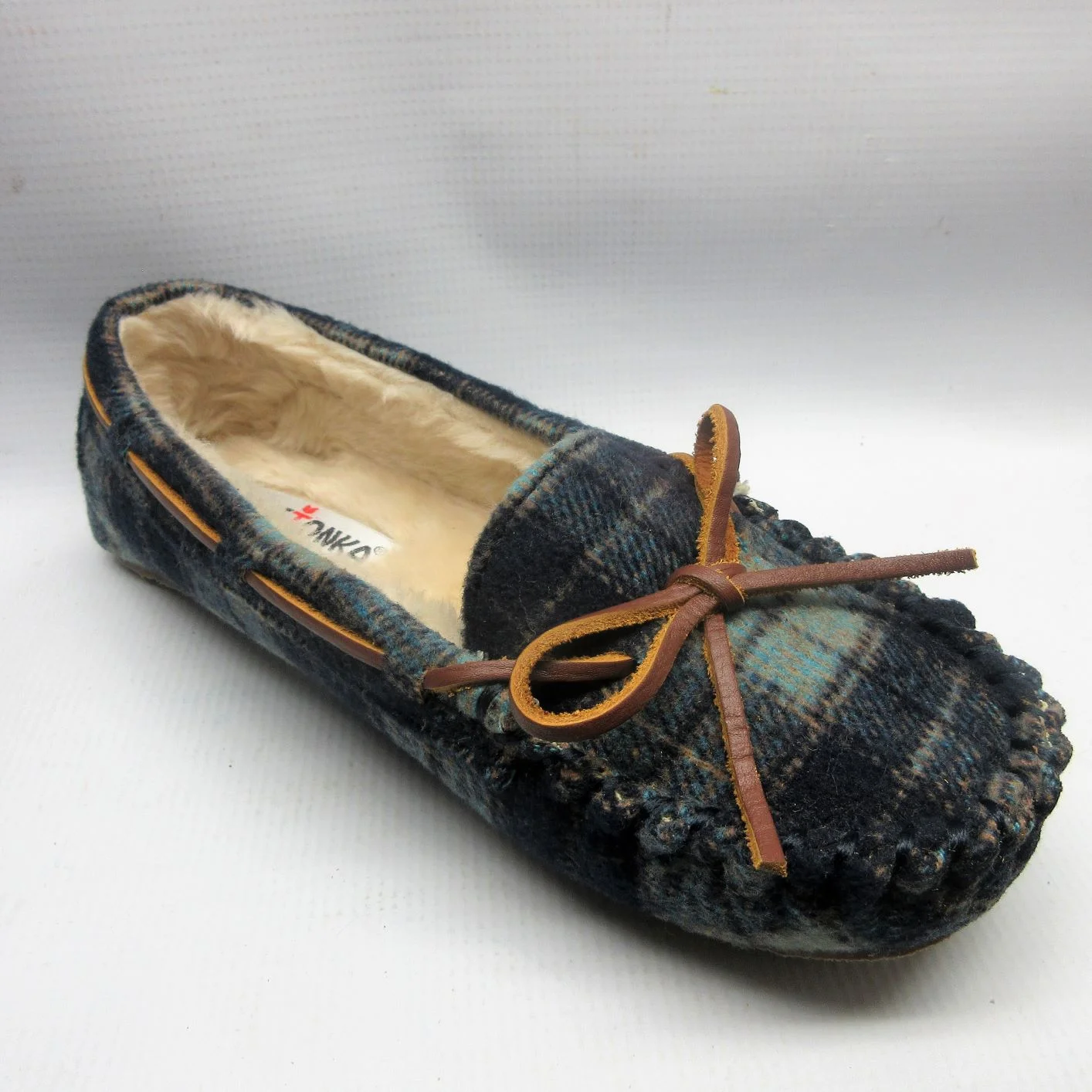 minnetonka plaid slippers
