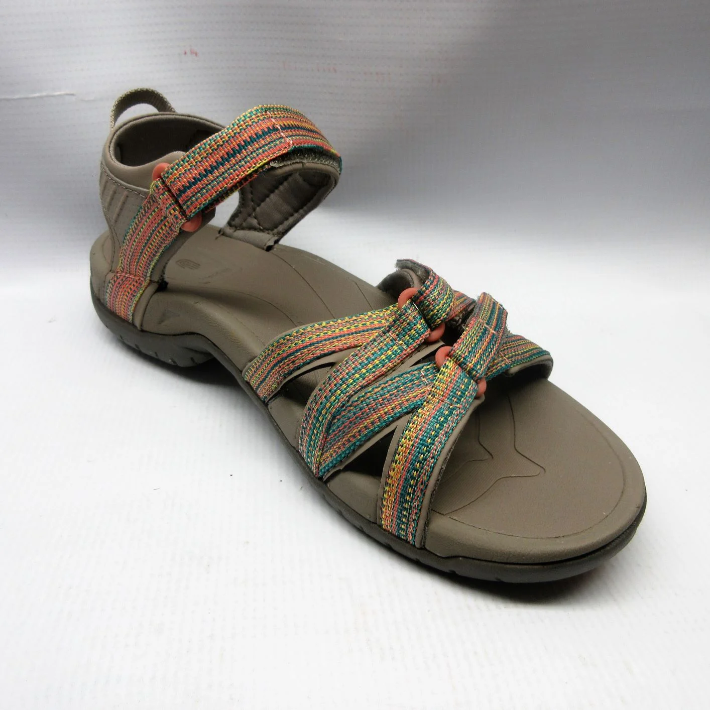 teva tirra sandals taupe multi