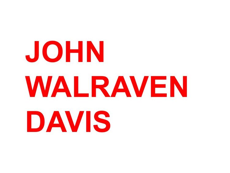 JOHN WALRAVEN DAVIS