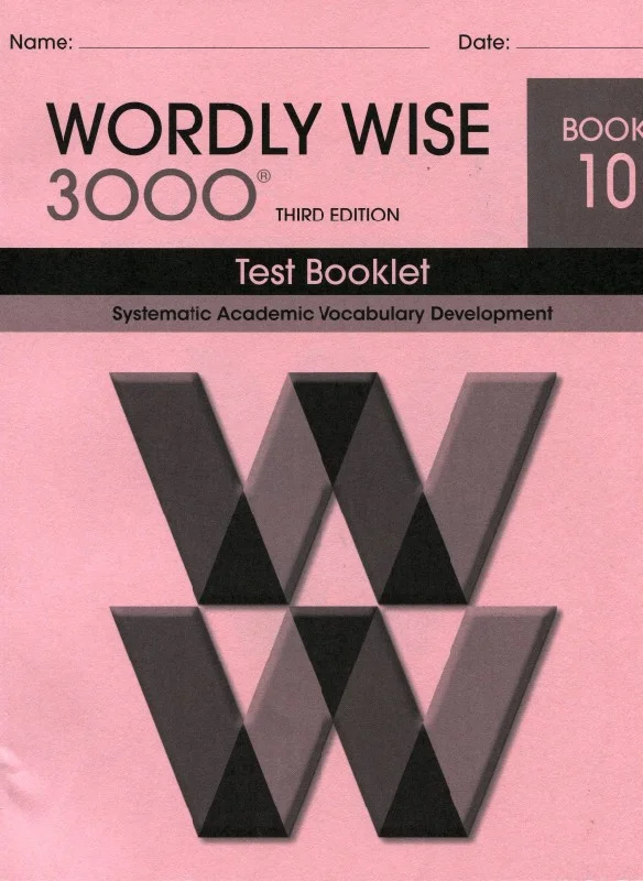 30 OFF Wordly Wise 3000 3rd Edition Vocabulary Grade 2 12 Teacher S Choice