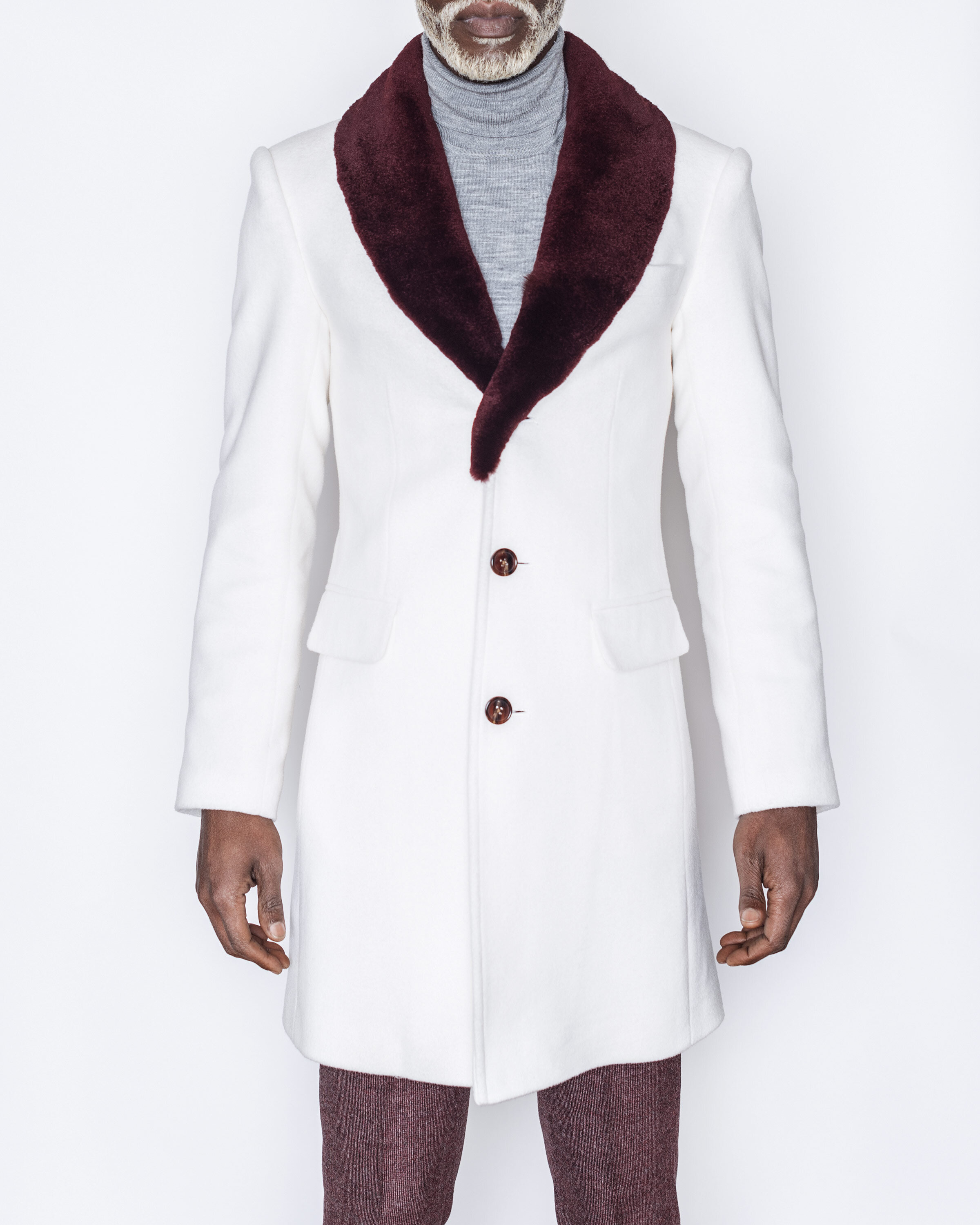 winter white wool jacket
