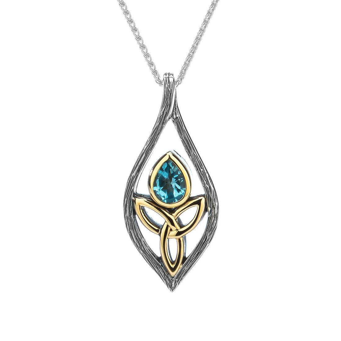 Celtic Jewellery Guardian Angel Celtic Knot Pendant Necklace