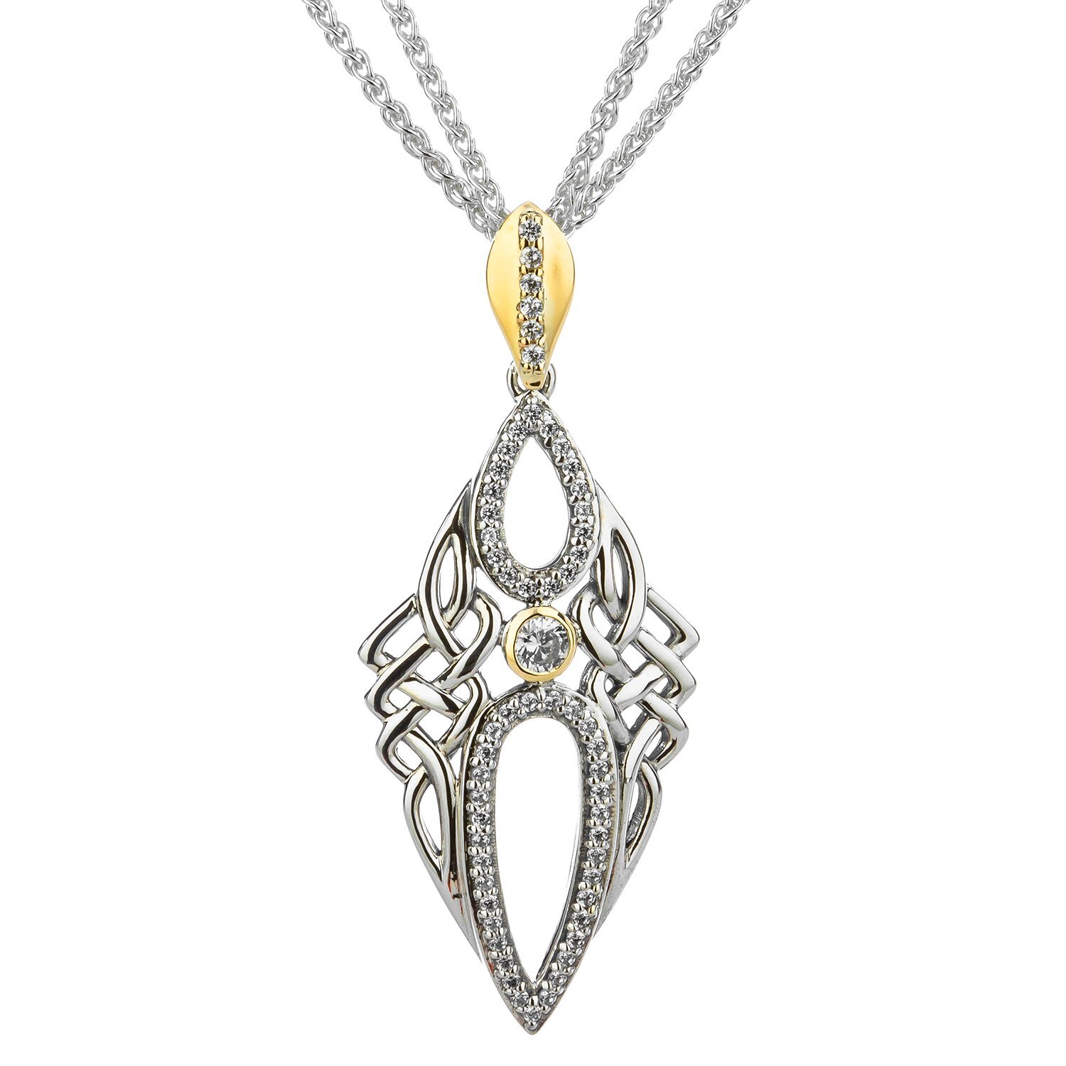 Tribal Gateway Pendant with Celtic Knot Pendant — Basil-Ltd: Irish & Celtic