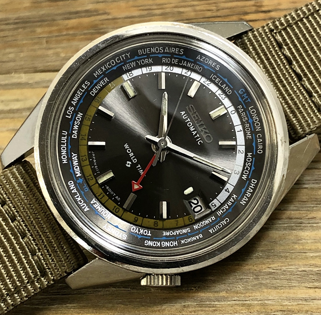 seiko world time 6117