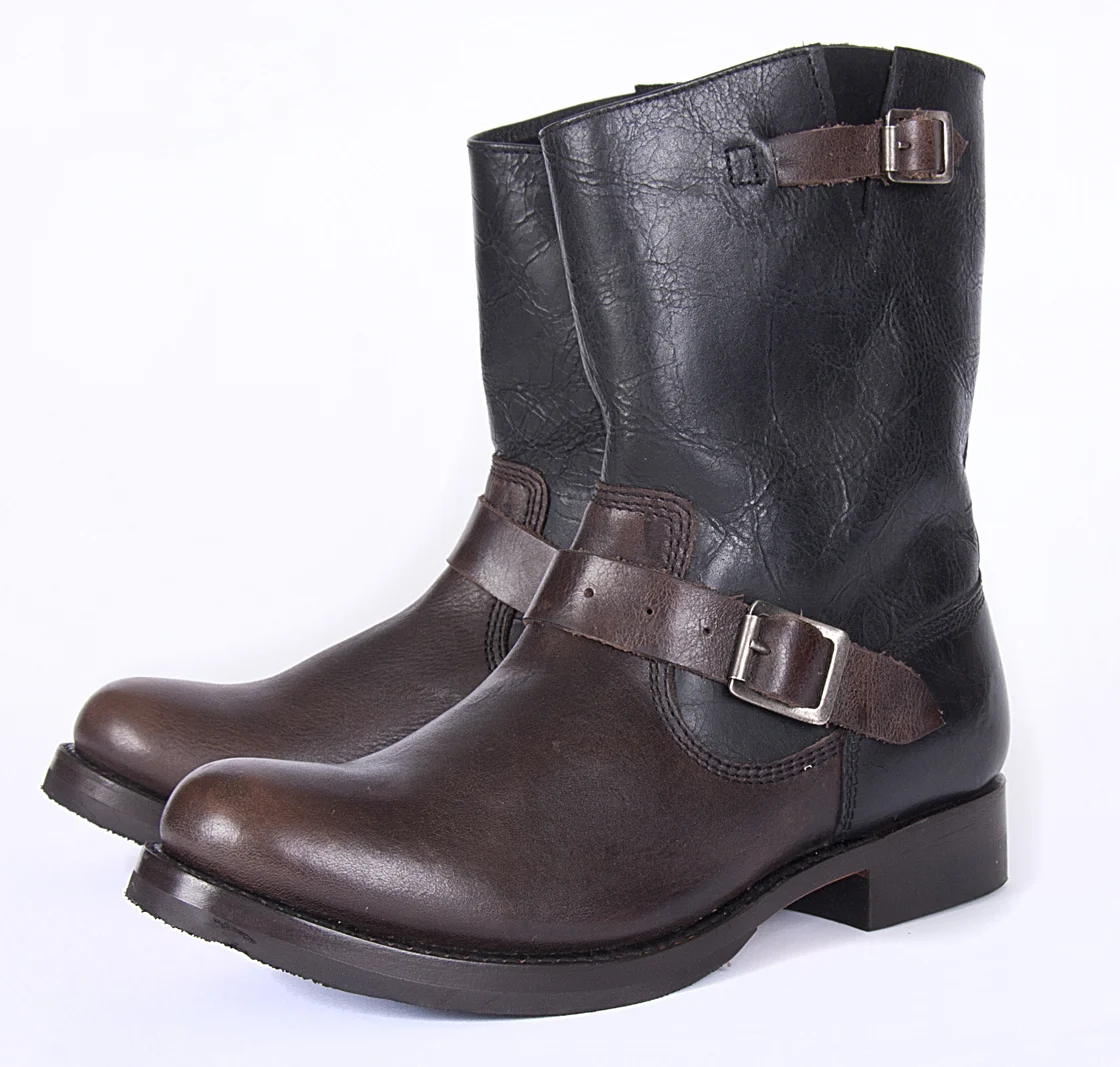 Vintage motorbike shop boots