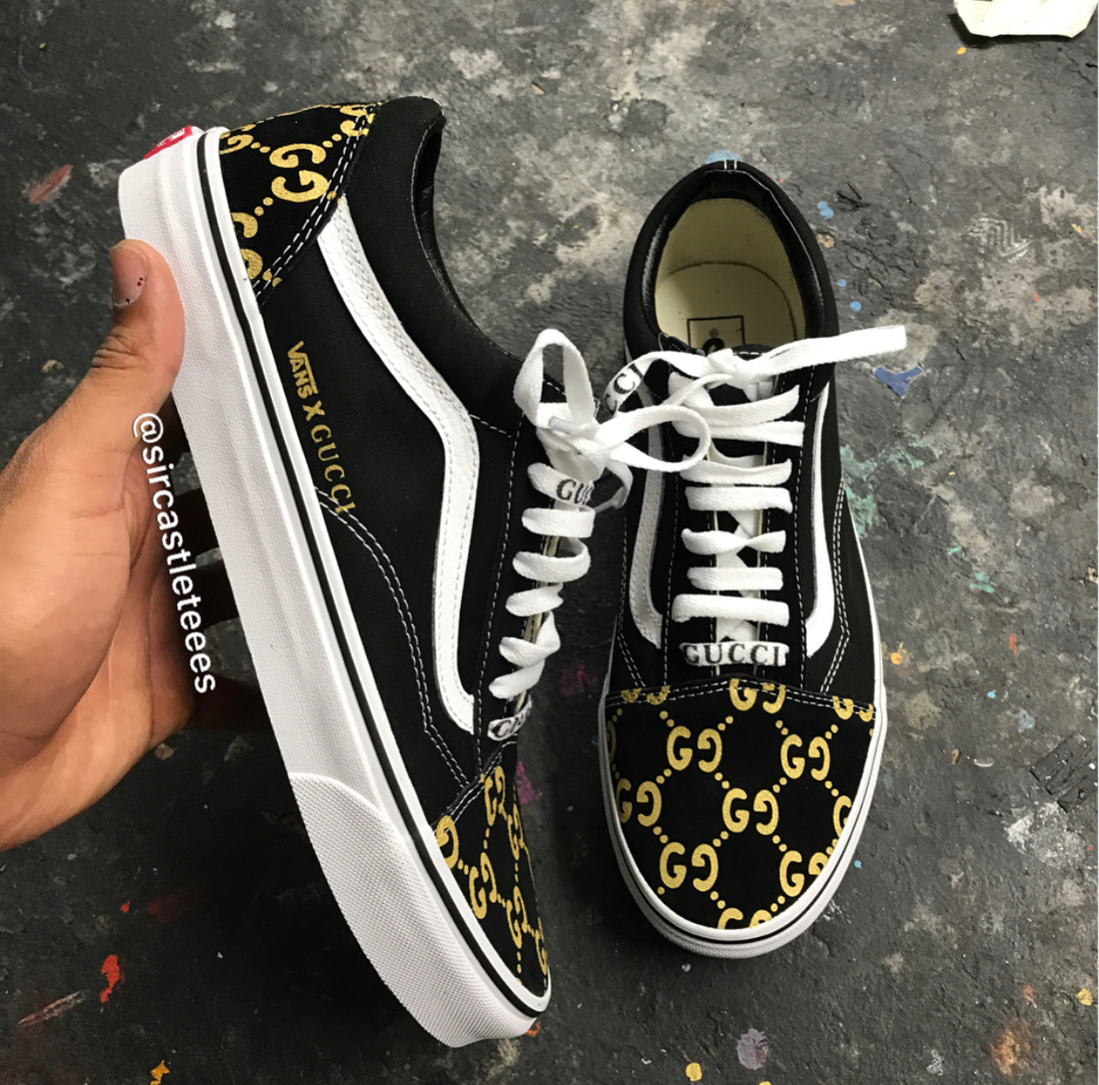 gucci x vans low top