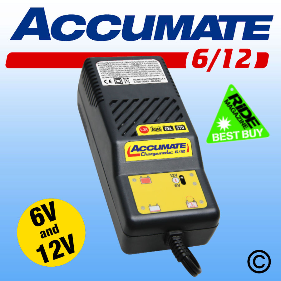 Optimate AccuMate 6v 12V Smart Battery Charger Maintainer 