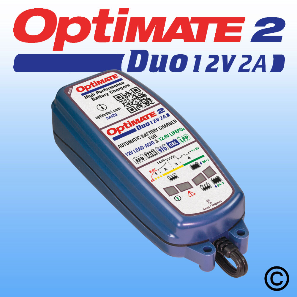 OptiMate 2 Battery Charger UK Supplier & Warranty 2019 NEW