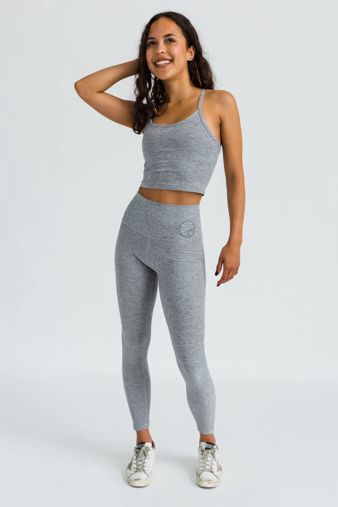 beyond yoga slim racerback cropped tank