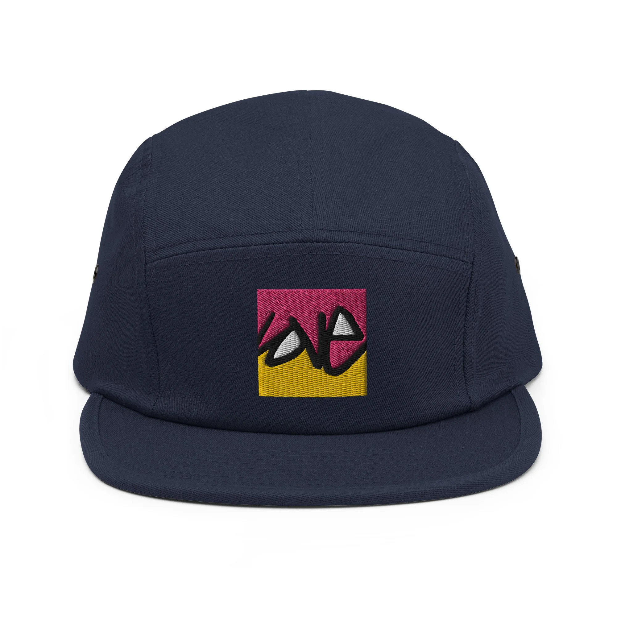 Marithe☆HEART LETTERING LOGO 5 PANEL CAP（2color） Marithe Francois Girbaud Heart Lettering Logo 5 Panel Cap Navy
