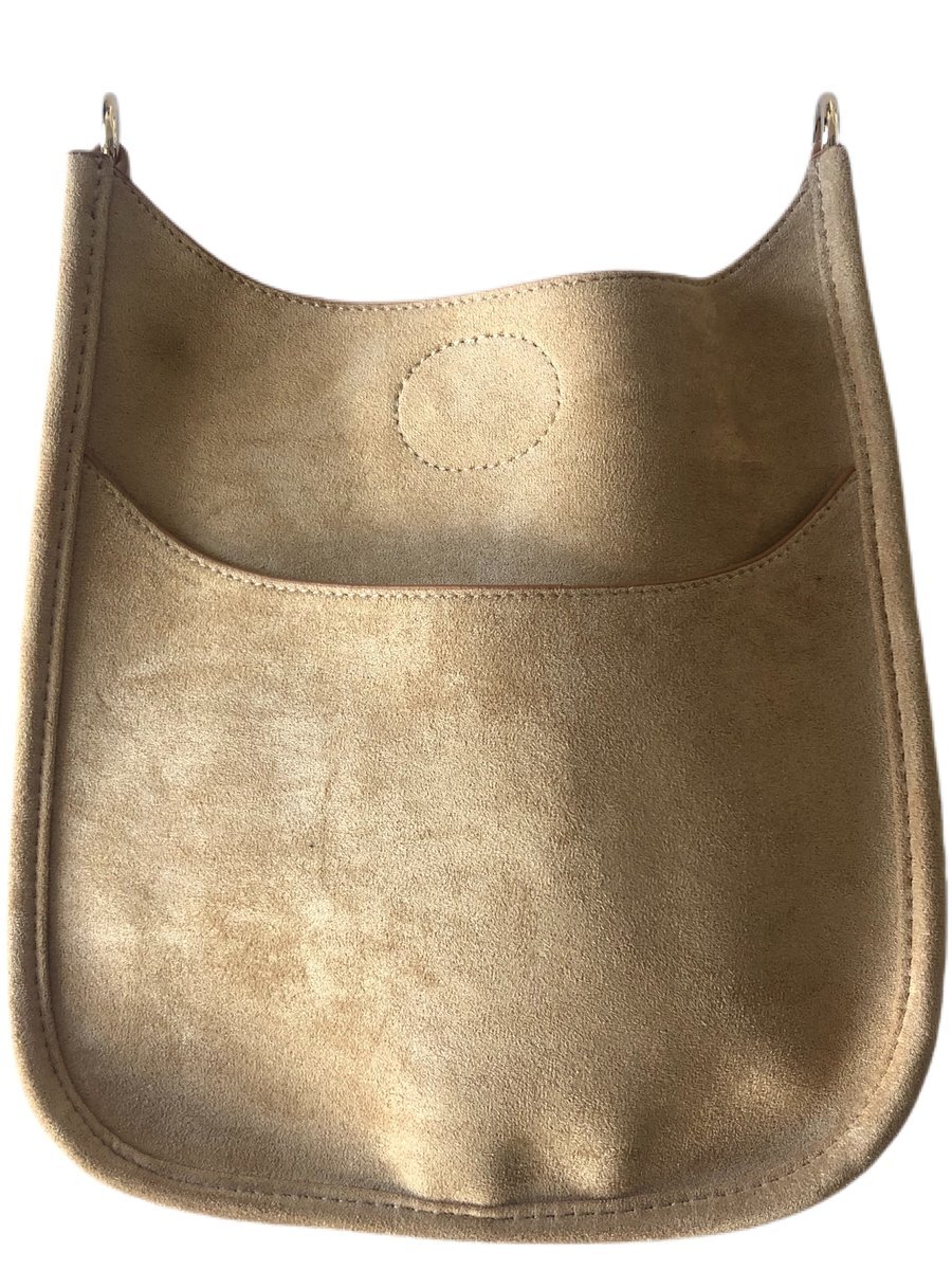 Ahdorned suede bag sales