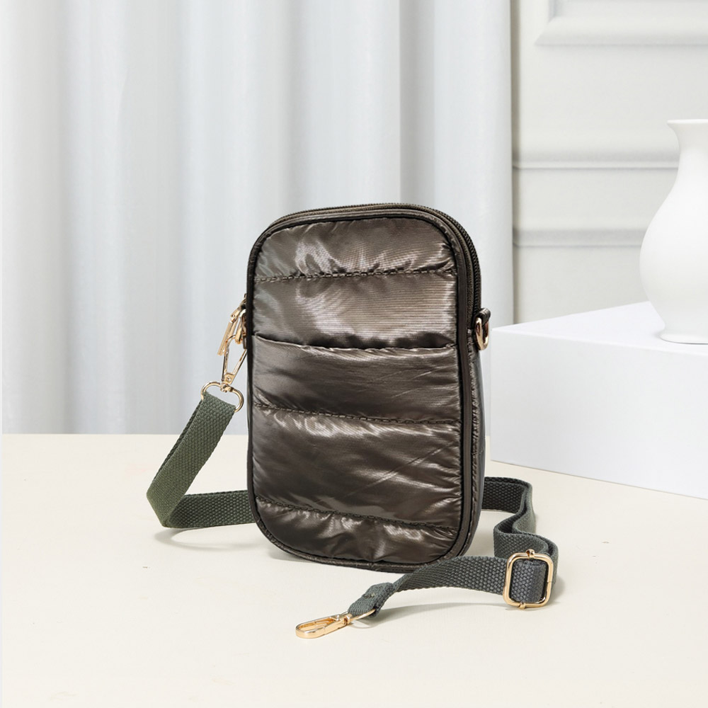 Puffer Rectangle Crossbody Bag- Seven Colors — DazzleBar