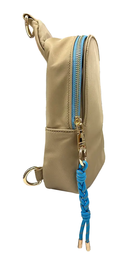 Nora Nylon Sling/Cross Body Bag w/ Detachable Strap