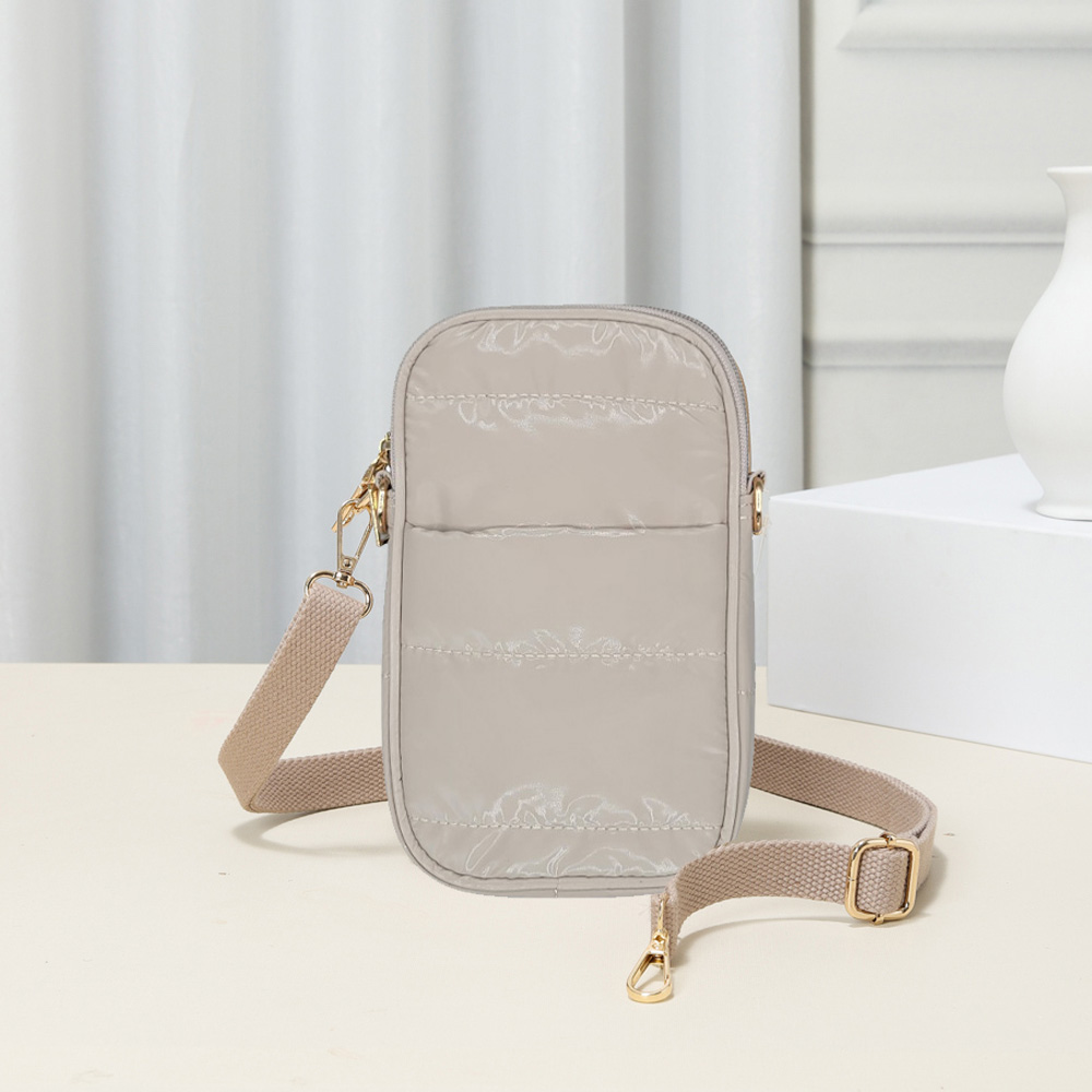 ★EMS★ PUFFER BARREL BAGBEIGE PUFFER BARREL BAG-SKY BLUE - EMIS
